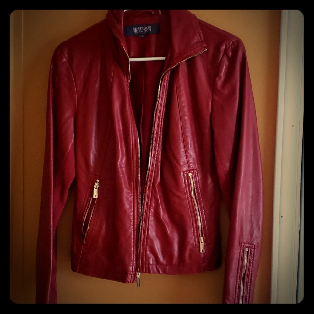 Vegan leather Kenneth Cole jacket